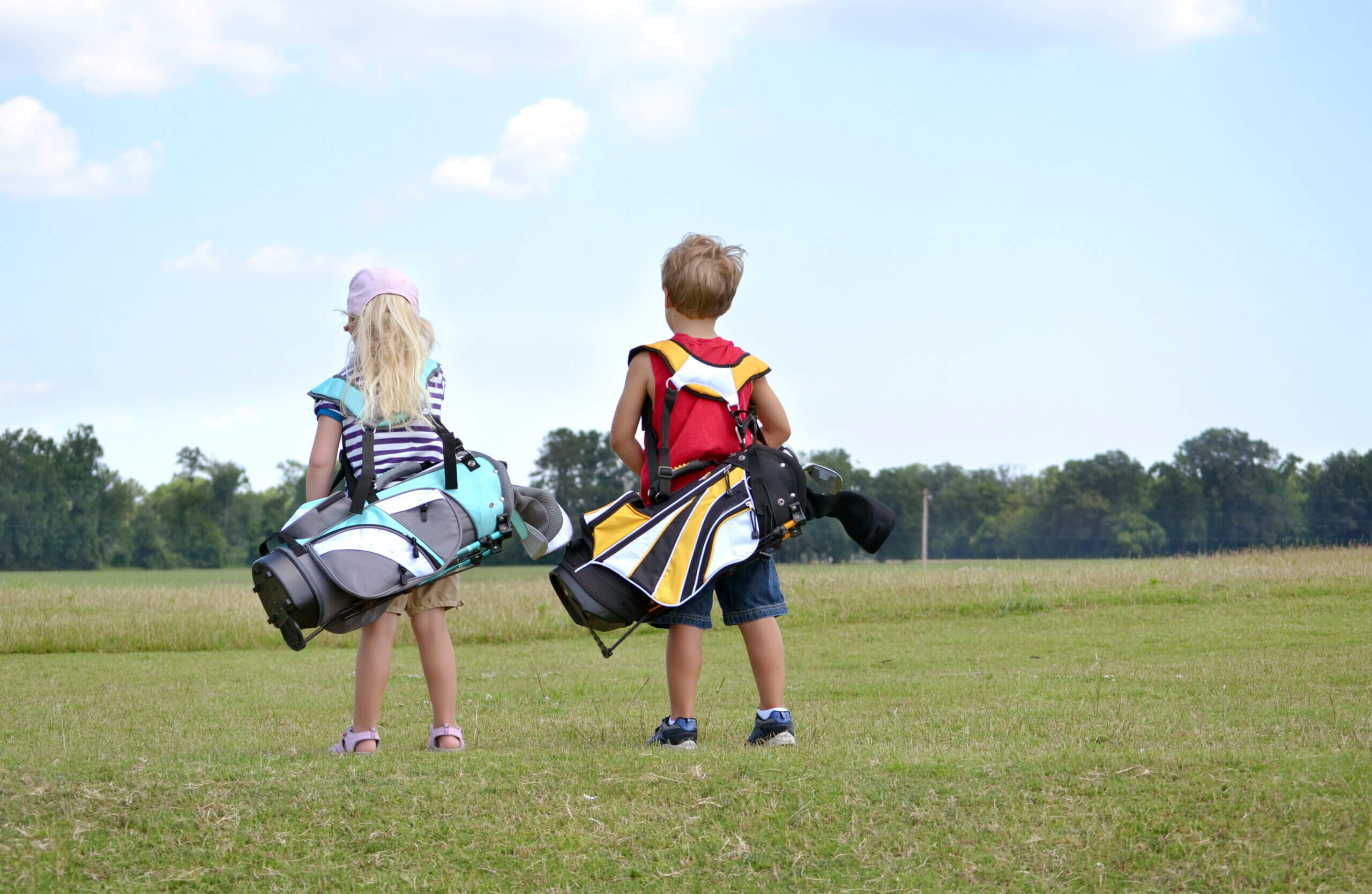 young golfers