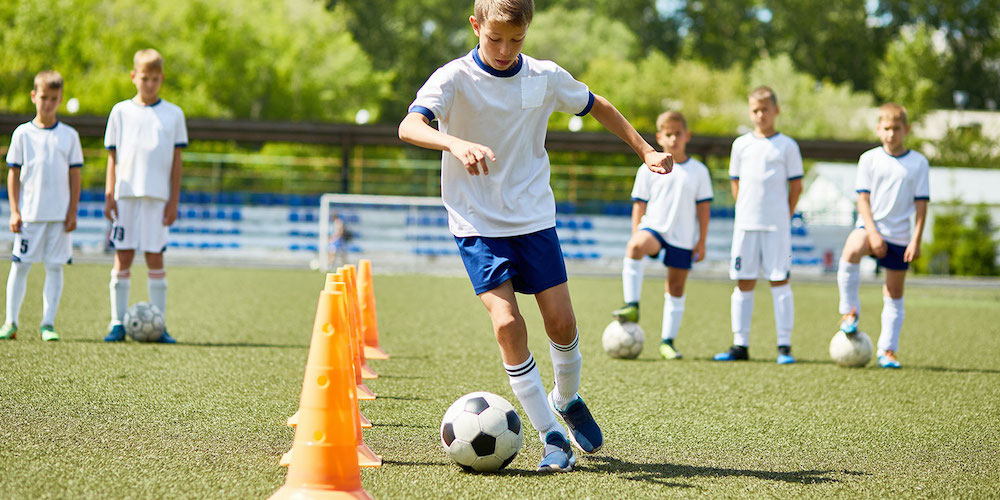 Young Soccer Competitor